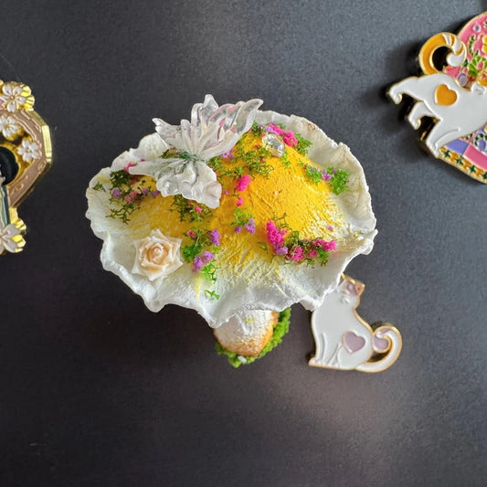 Handmade Fairy Mushroom Magnet