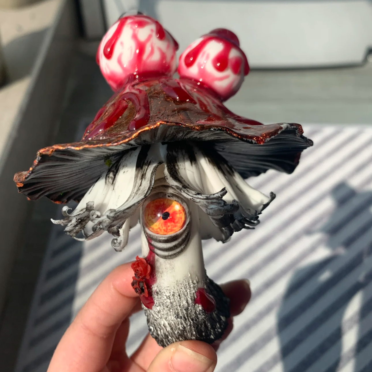 Mystic Mushroom Fantasy – Eerie Handmade Clay Magnets, Gothic & Halloween Vibes