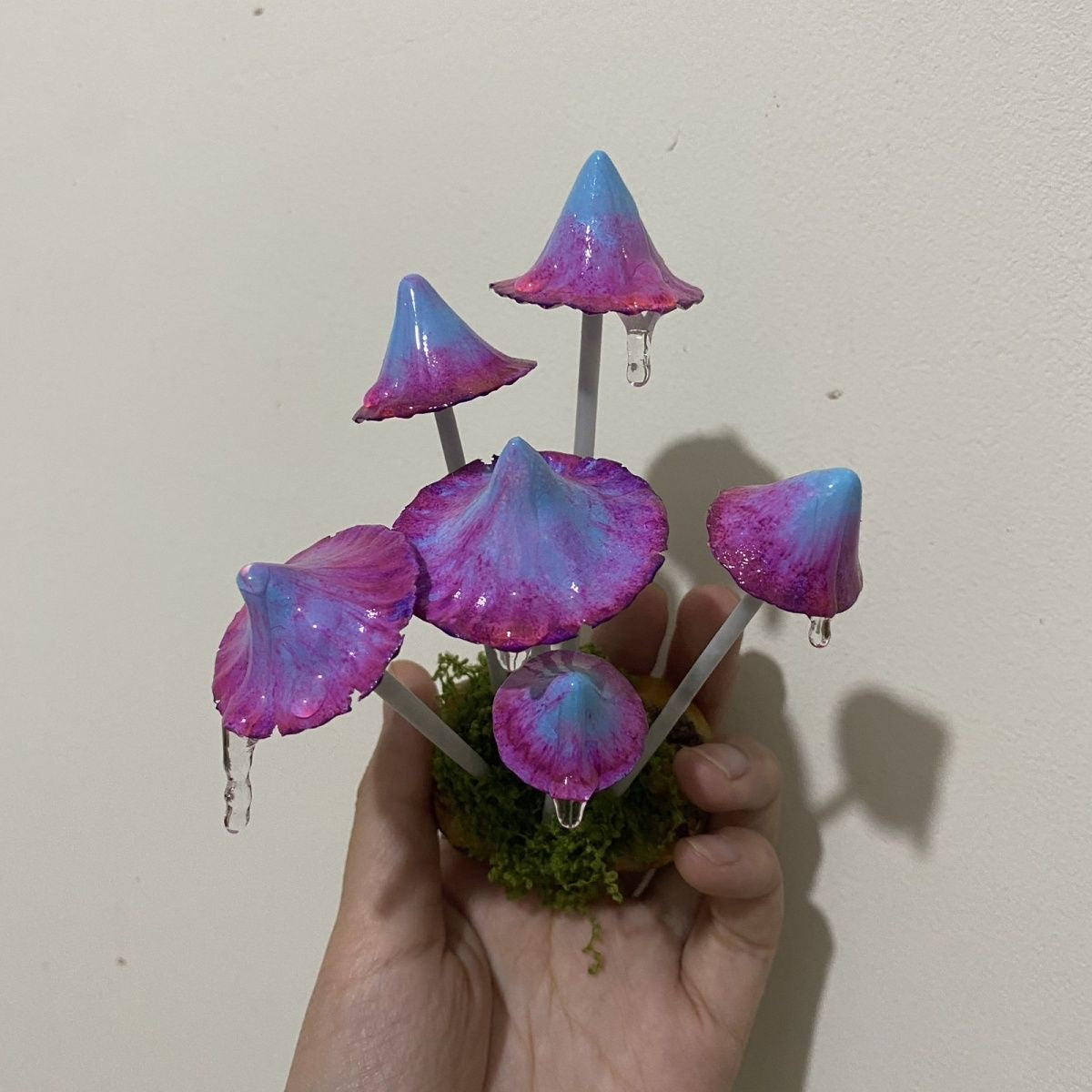 Handmade Mushroom Cluster Magnet – A Whimsical Gift for Nature Lovers