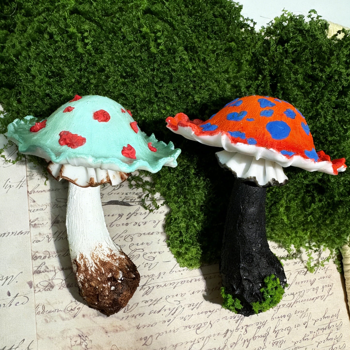 Enchanted Amanita Mushroom Fridge Magnets
