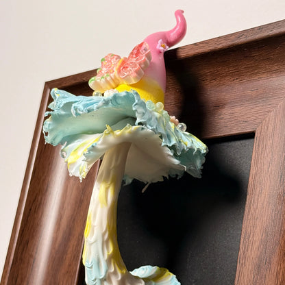 3-Styles Handmade Clay Whimsical Mushroom Decor