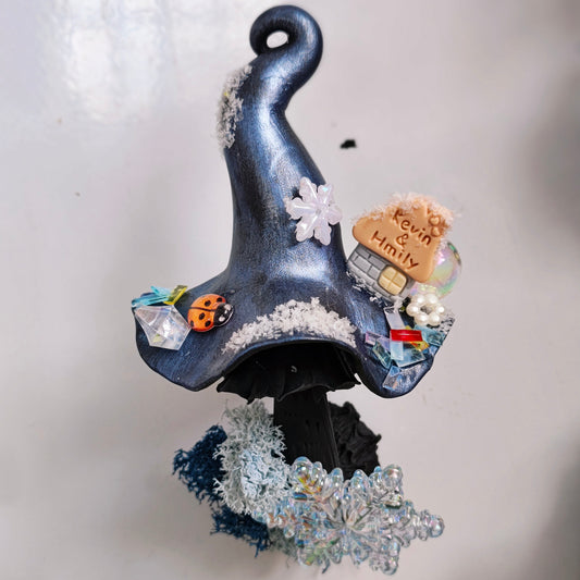 Fairy House Mushroom Fridge Magnet | Handmade Magical Forest Clay Art