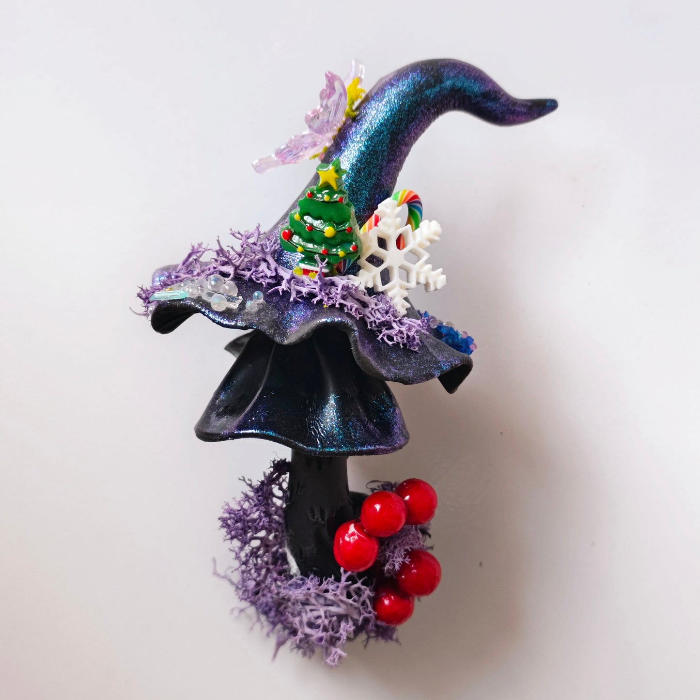 Fairy House Mushroom Fridge Magnet | Handmade Magical Forest Clay Art