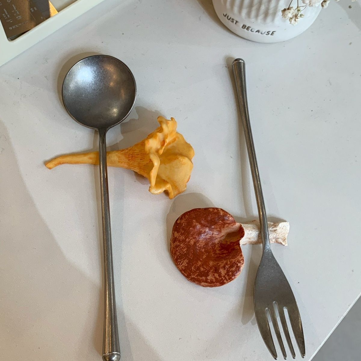 Handcrafted Realistic Mushroom Chopstick Holder Fridge Magnet