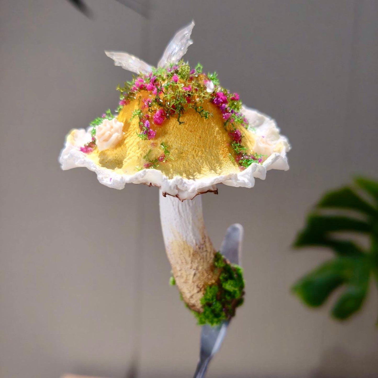 Handmade Fairy Mushroom Magnet