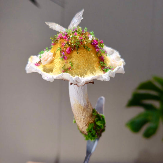 Handmade Fairy Mushroom Magnet