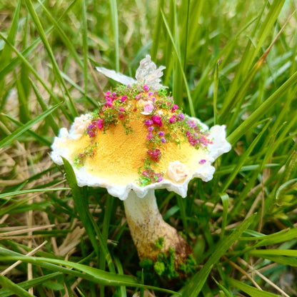Handmade Fairy Mushroom Magnet