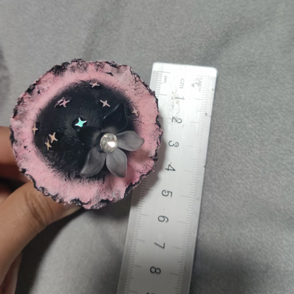 Y2K Pink Fairy Mushroom Magnet – Handmade Cute Fridge Decor