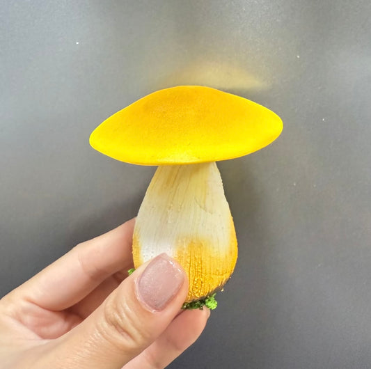 Realistic Yellow Bolete Mushroom