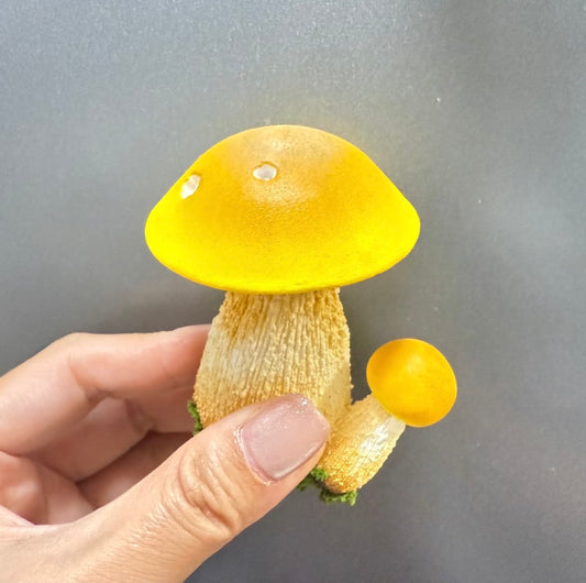 Realistic Yellow Bolete Mushroom