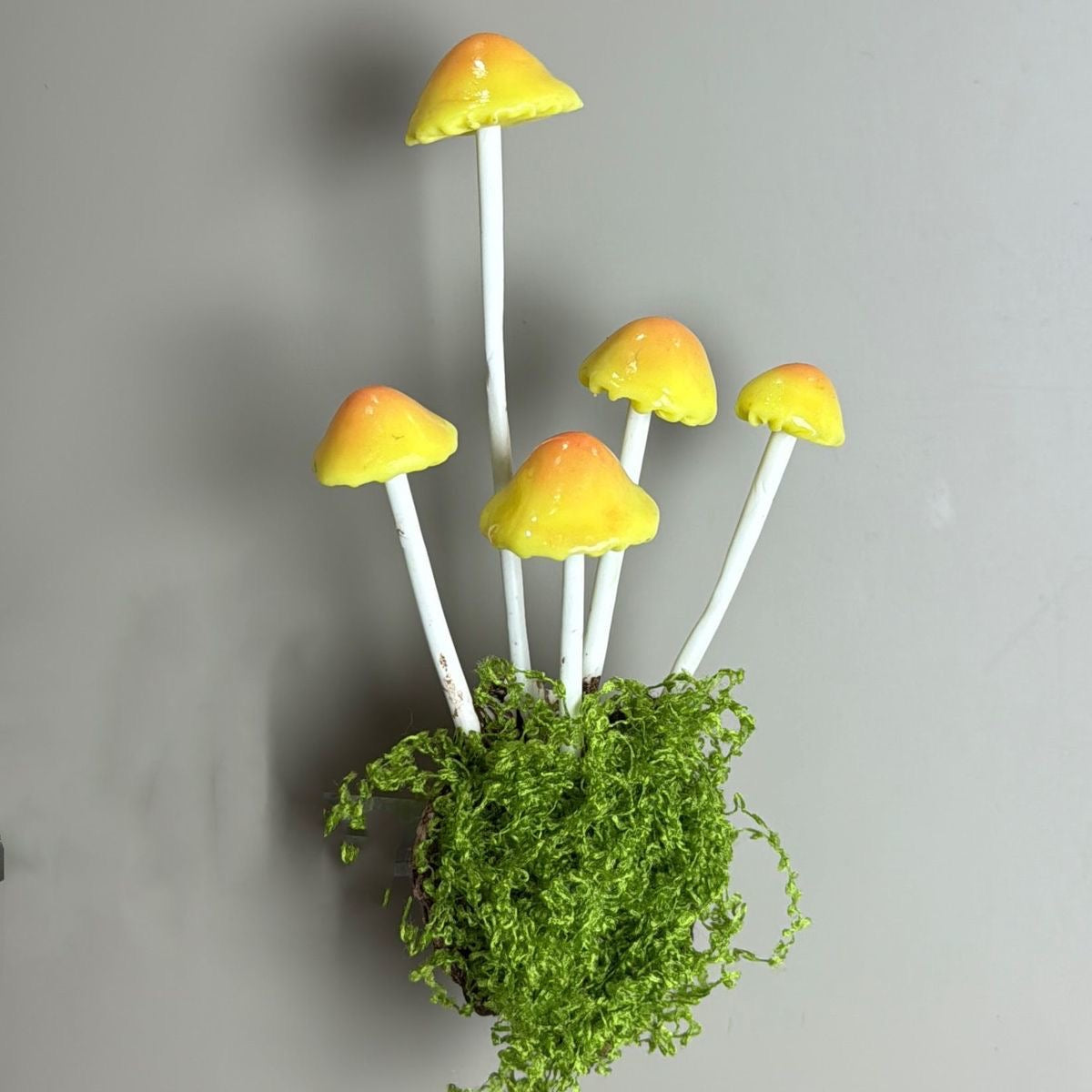 Multi-Head Handcrafted Mushroom Cluster Magnet