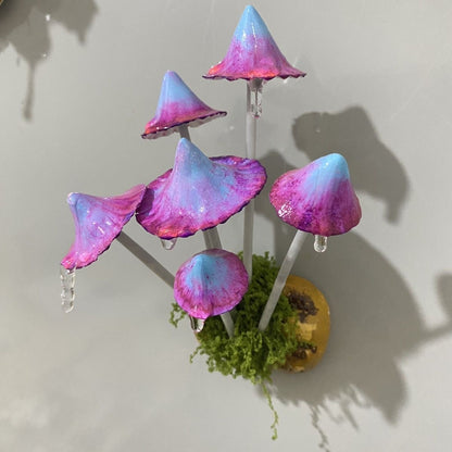 Handmade Mushroom Cluster Magnet – A Whimsical Gift for Nature Lovers
