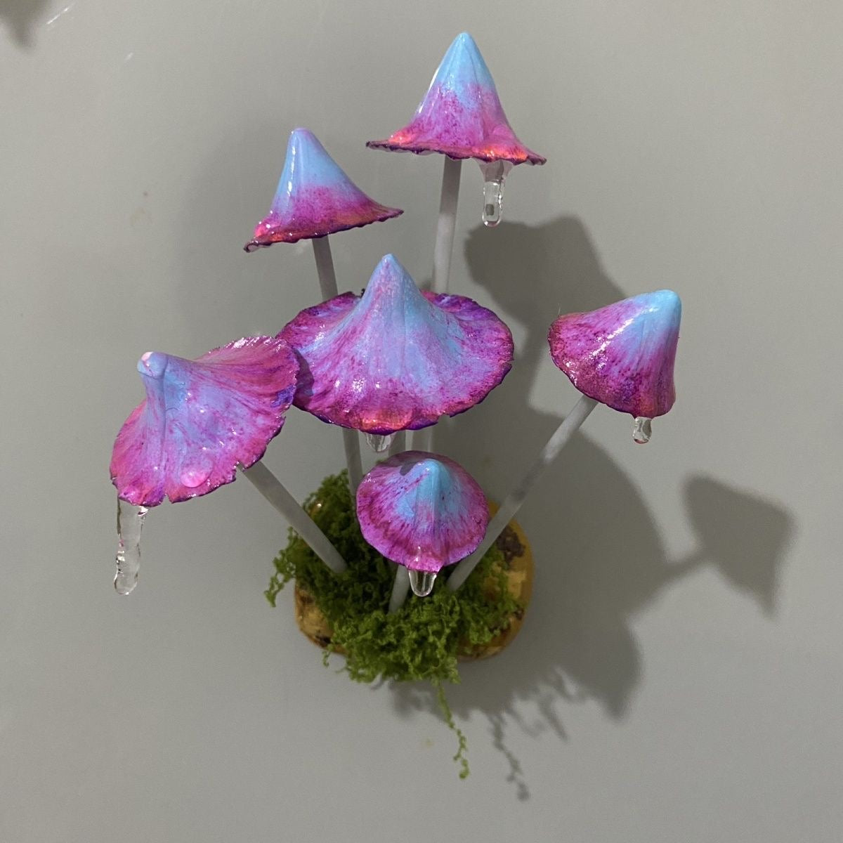 Handmade Mushroom Cluster Magnet – A Whimsical Gift for Nature Lovers