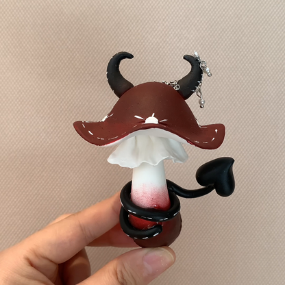 Handmade Devil Mushroom Fridge Magnet