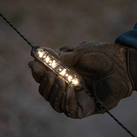 Outdoor Camping Guyline Warning Light