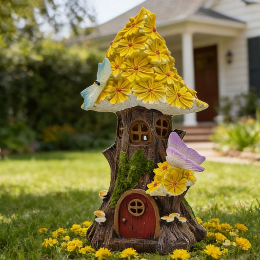 Solar Fairy Tree House Garden Light
