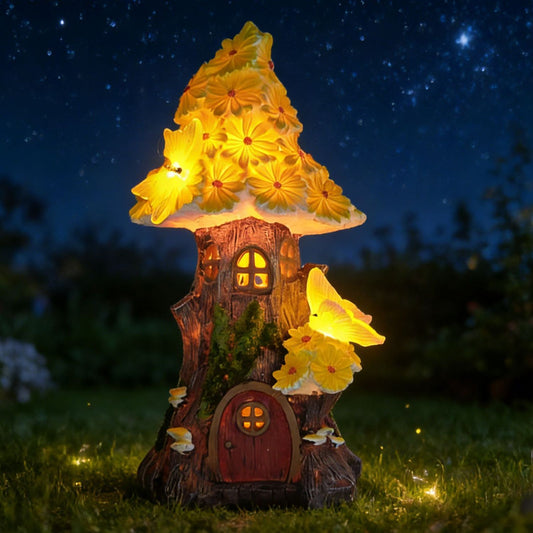 Solar Fairy Tree House Garden Light