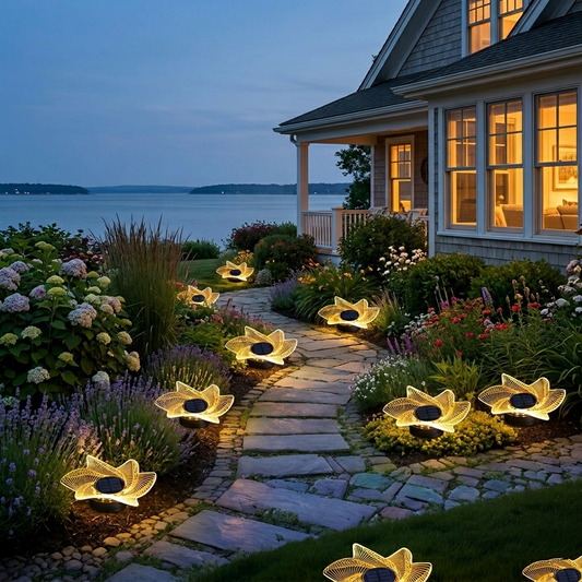 Solar Flower Garden Light