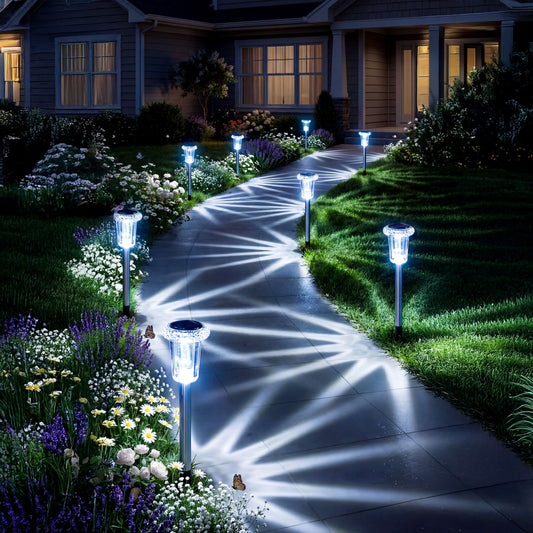 Waterproof Solar Pathway Lights (2/4/6/8/10 Pack)